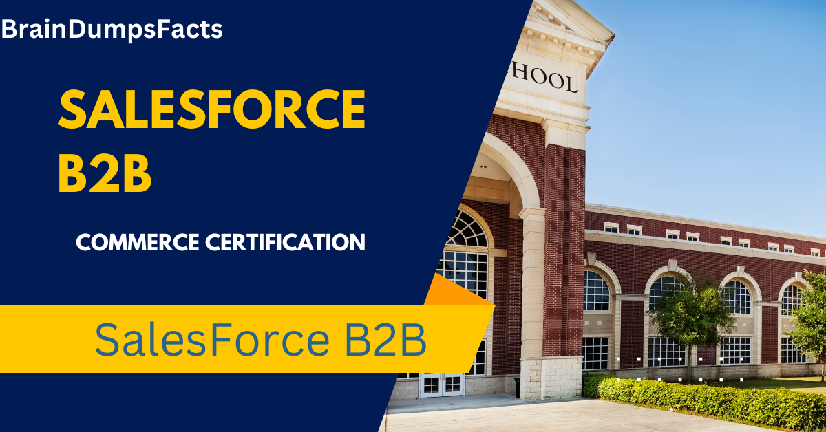 salesforce b2b commerce certification
